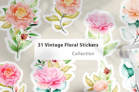 Download Watercolor Floral Sticker - Floral Collection