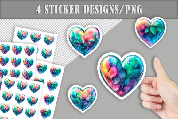 Download Floral Valentines Printable Stickers - Floral Collection