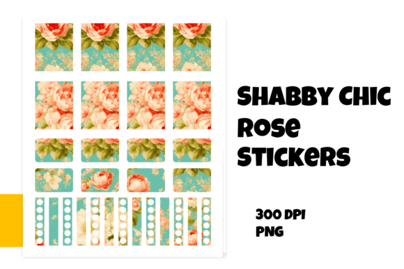 Download 🌸 Vintage Floral Planner Stickers - Floral Collection